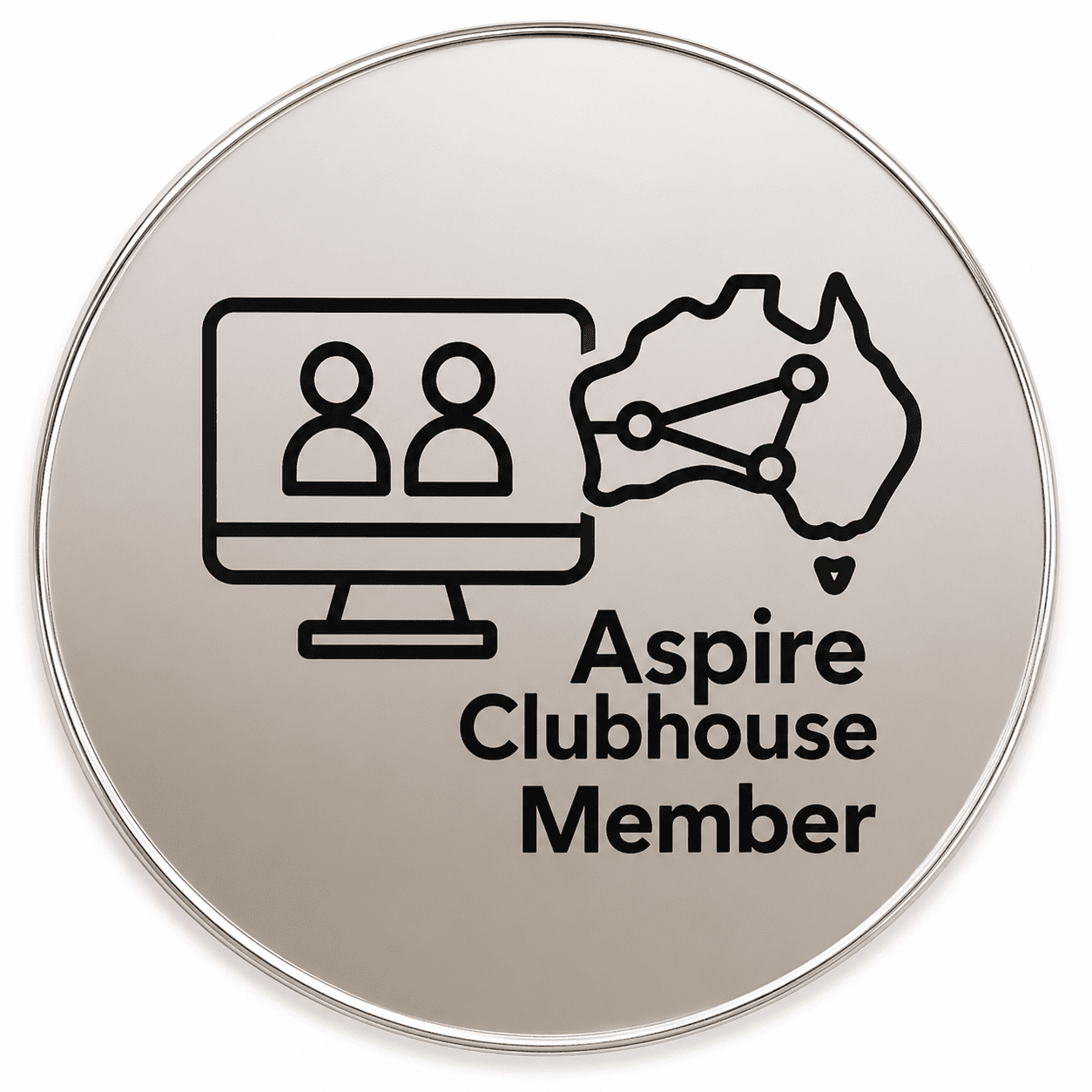 "Aspire Clubhouse Foundation Member and Member Digital Badges"